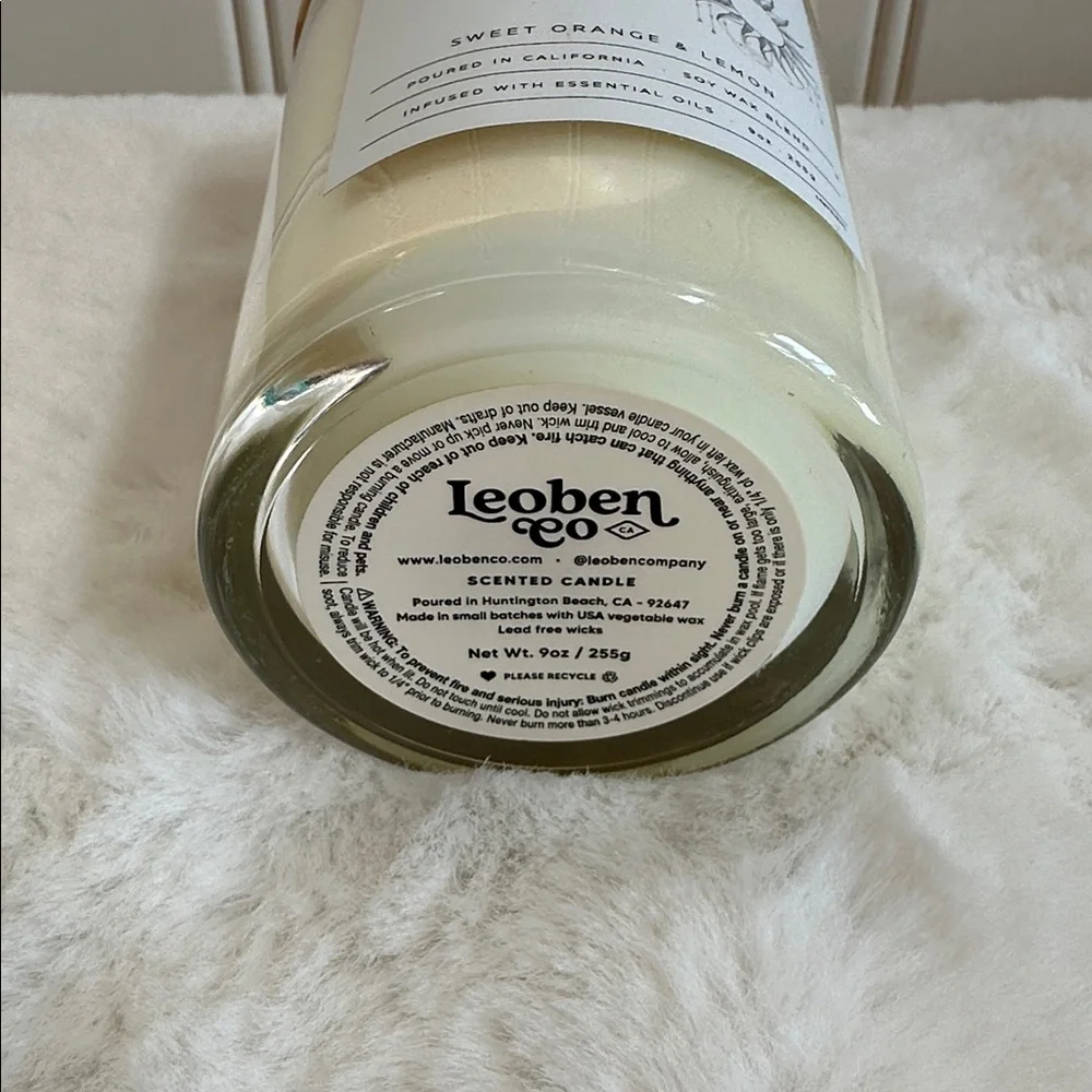 Sweet Orange & Lemon Candle - Picture 3 of 3